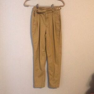 Express Tan High-Waisted Pants